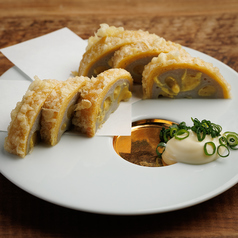 からし蓮根天ぷら