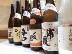 こだわりの日本酒ラインナップ！