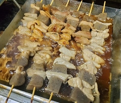 もつ串焼き