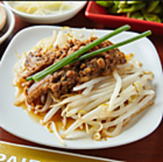 ルーローがけ　肉もやし