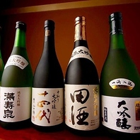 蕎麦の旨味を引き立てる！厳選した全国の銘酒が充実