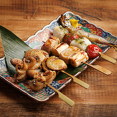 焼き鳥五本盛り