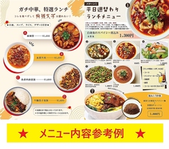 本格四川料理 麻辣大学 上野本店のコース写真