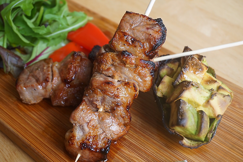 グアム風豚ロースの串焼き