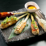 自慢の串焼きはどれも絶品！本格炭火焼メニューは是非ご注文下さい♪