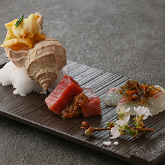 お造り三種盛り合わせ