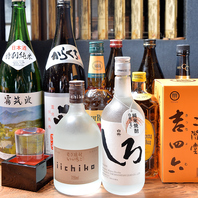 焼酎・日本酒も種類豊富にご用意しております！