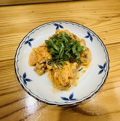 若鶏のマヨキムチ和え