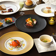 ホテルシェフのフレンチコース。