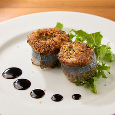 秋刀魚の香草パン粉焼き