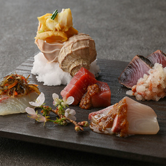 お造り五種盛り合わせ