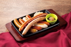 ソーセージ６本盛合せ