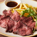 料理メニュー写真&nbsp;赤身のグリルステーキ～オリジナルステーキソース～