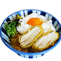 《1位》鶏ロースぼんちかつのせ 親子丼 (吸い物付き)