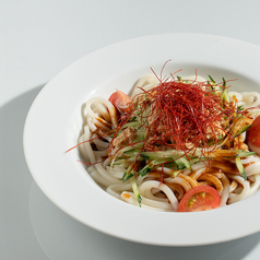 冷やしジャージャーうどん
