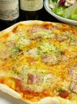 ピッツアの人気はチェリートマトとモッツアレラのマルゲリータ！PizzaはテイクアウトもOK！