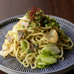 河内鴨のぺペロン塩焼きそば