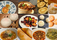 手作り点心と料理