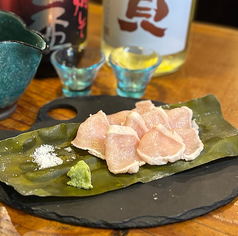 鶏むね肉昆布〆