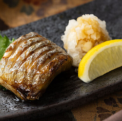 鮪ハランボの塩焼き 鬼おろしポン酢