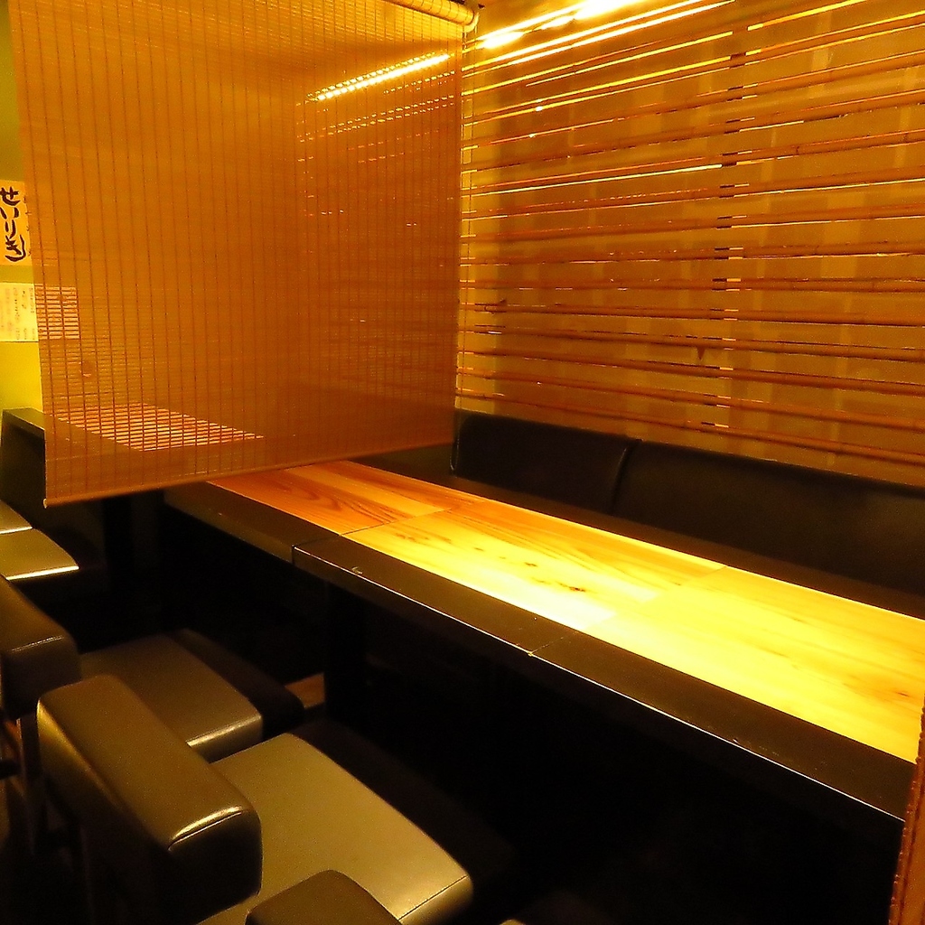 飛沫防止の高級感ある簾でしっかり感染対策