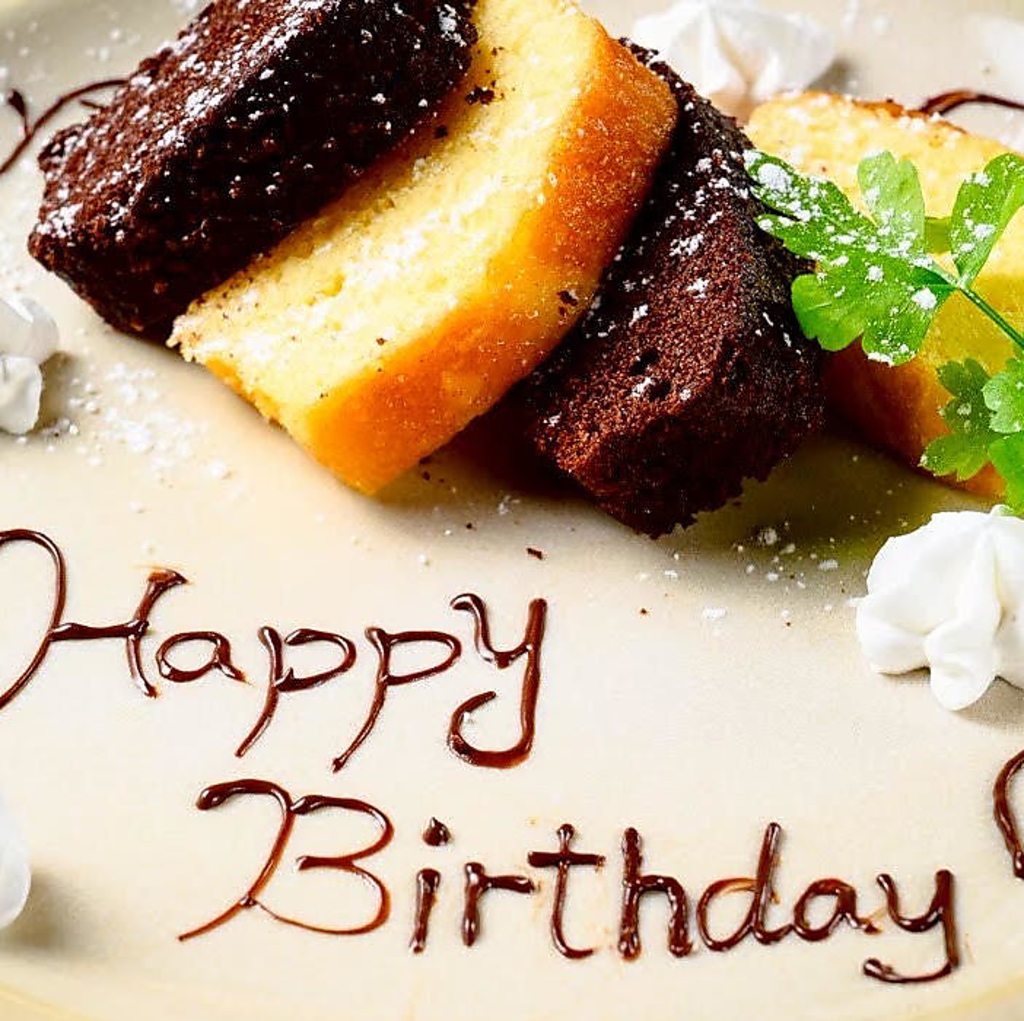 デザートプレートでお祝い♪