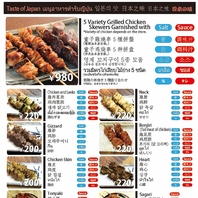 多言語メニューもご用意しております！