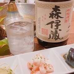 非常に珍しい日本酒、焼酎を取りそろえる