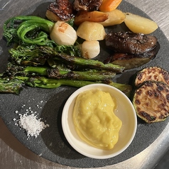 焼き野菜盛り合わせ　柚子味噌のバーニャカウダ