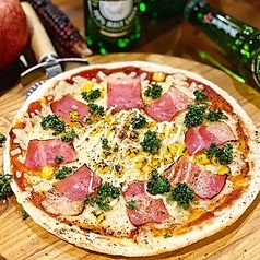 [PIZZA]ベーコン＆コーンのピザ