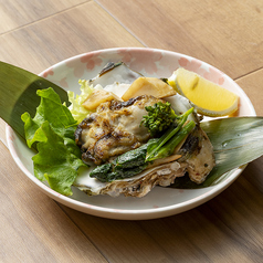 隠岐の島　岩牡蠣バター醤油焼き