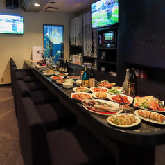 お一人さま大歓迎のカウンター席