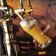 【飲み放題】伝統の一度注ぎ・サッポロ・ヱビスビール♪