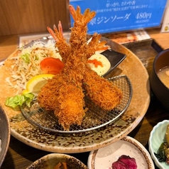 海老フライ定食