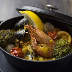 魚介のガストロパエリア