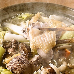 軍鶏 (しゃも)/豚キムチ鍋