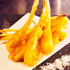 島らっきょう 天ぷら