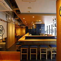 落ち着いた空間をご用意しております。