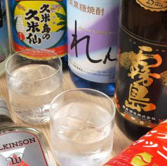 串カツと相性◎のお酒も豊富