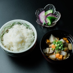 ご飯セット(ご飯・季節の汁物)