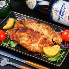 ロティサリーチキン　骨付きモモ　ハーブ