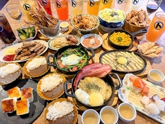 地産地消 十勝帯広 大衆食堂とかち晴ルのコース写真