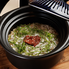 しらすと大葉の土鍋ご飯