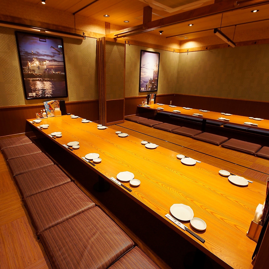 幹事さん安心☆最大80名様までOKのお座敷個室はは会社の大宴会に！
