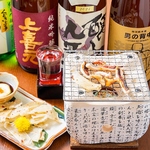 卓上で炙り台を設置しお客様自身で炙り焼き！香ばしい香りと出来立ての料理をご堪能を♪