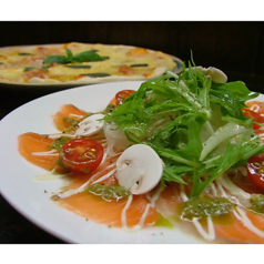 サーモンのカルパッチョ/白身魚のカルパッチョ