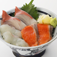 海鮮三種丼 (酢飯/味噌汁)