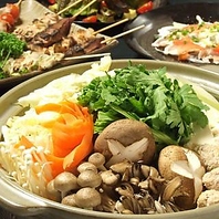 2時間飲み放題付き！忘年会コース4500円(税込)～