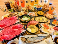 地産地消 十勝帯広 大衆食堂とかち晴ルのコース写真