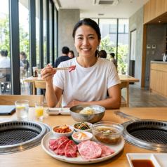 韓国料理　ユッケ　和牛焼肉食べ放題　焼肉ABC　新大久保店のコース写真
